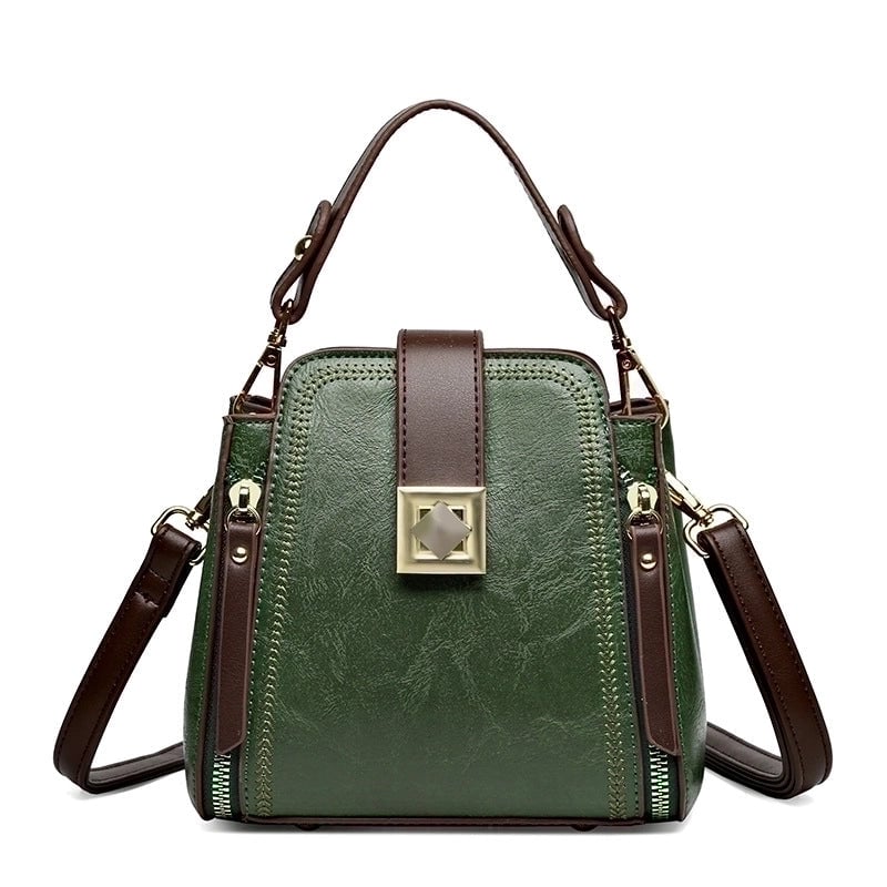 Women's Medium All Seasons Pu Leather Vintage Style Handbag