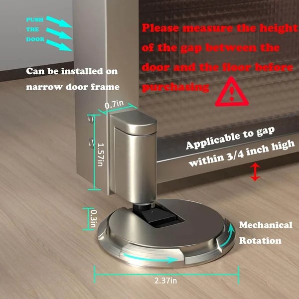 Windproof Mechanical Floor Door Stopper