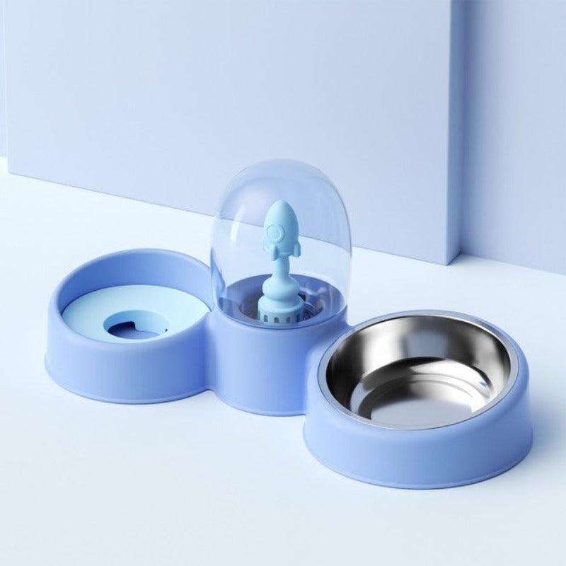 Cute Cartoon Stainless Steel Dog Bowl