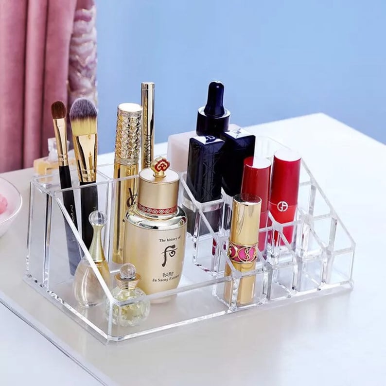 Makeup organizer. Acrylic Makeup Stand. Cosmetics Organizer. Lipsticks Organizer. Makeup Brush Holder. Brush Organizer