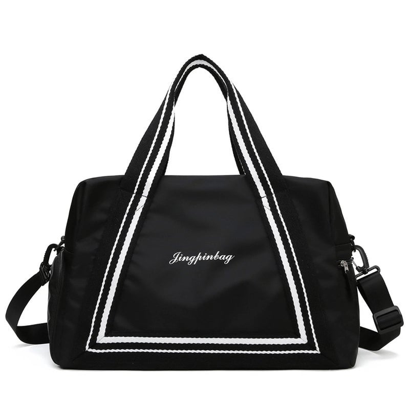 Large Capacity Wet And Dry Separation Yoga Fitness Bag Printed Logo Short Trip Luggage Bag New Travel Bag