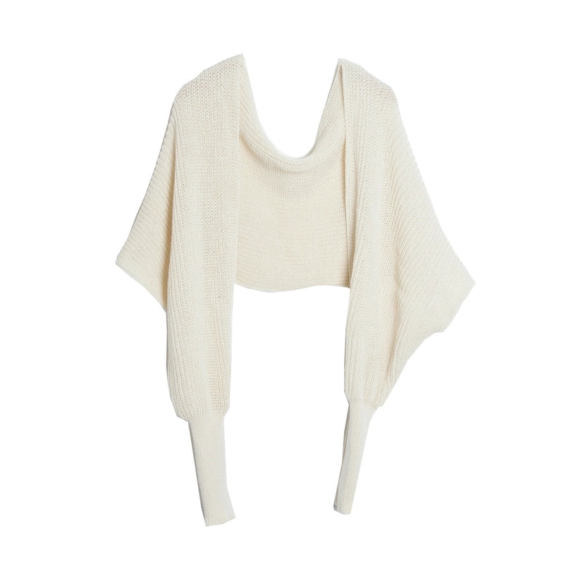 Unisex Casual Minimalist Solid Color Acrylic Shawl