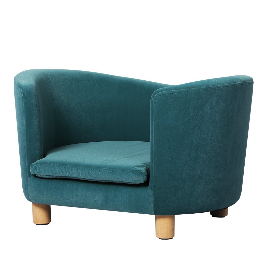 Elevated Dog Lounge in Teal