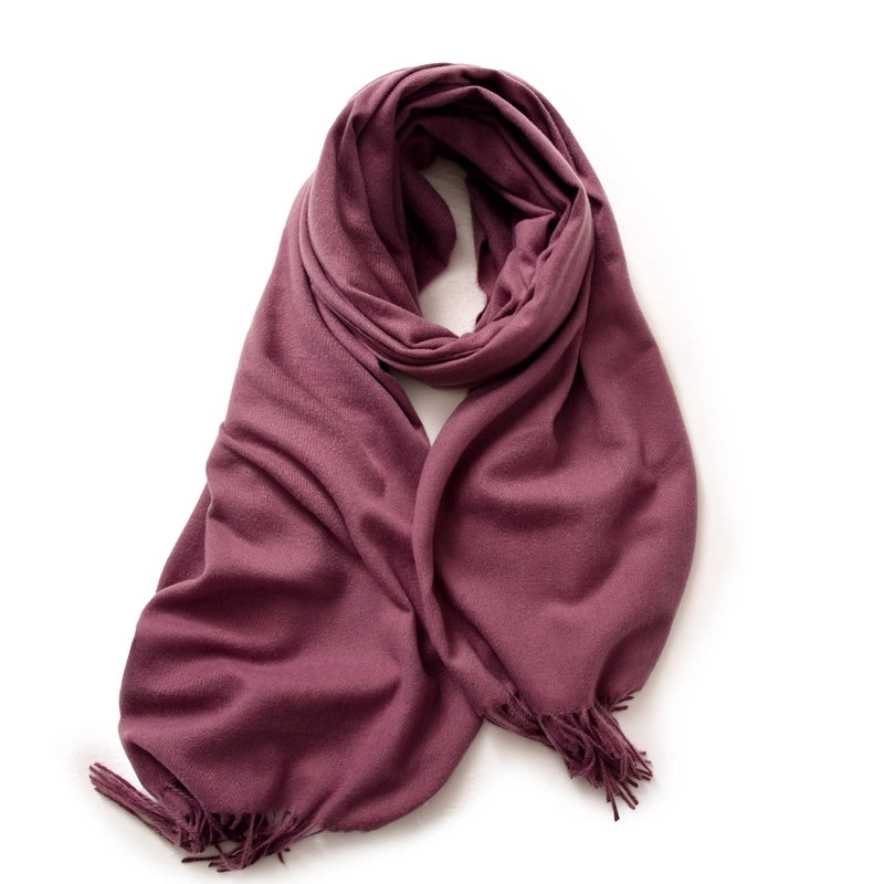 Women's Basic Solid Color Imitation Cashmere Scarf