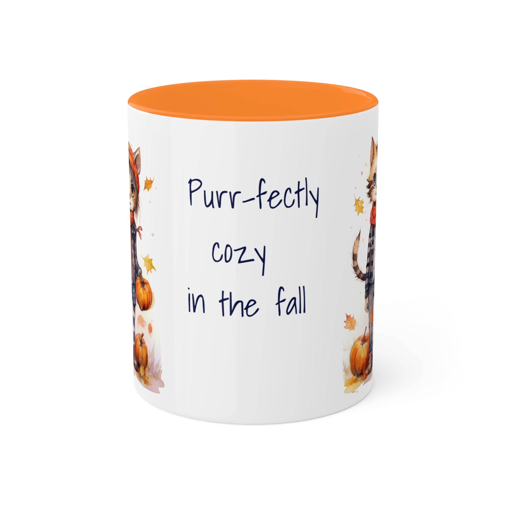 Kurt & Callie Cozy Fall Kitties Mug