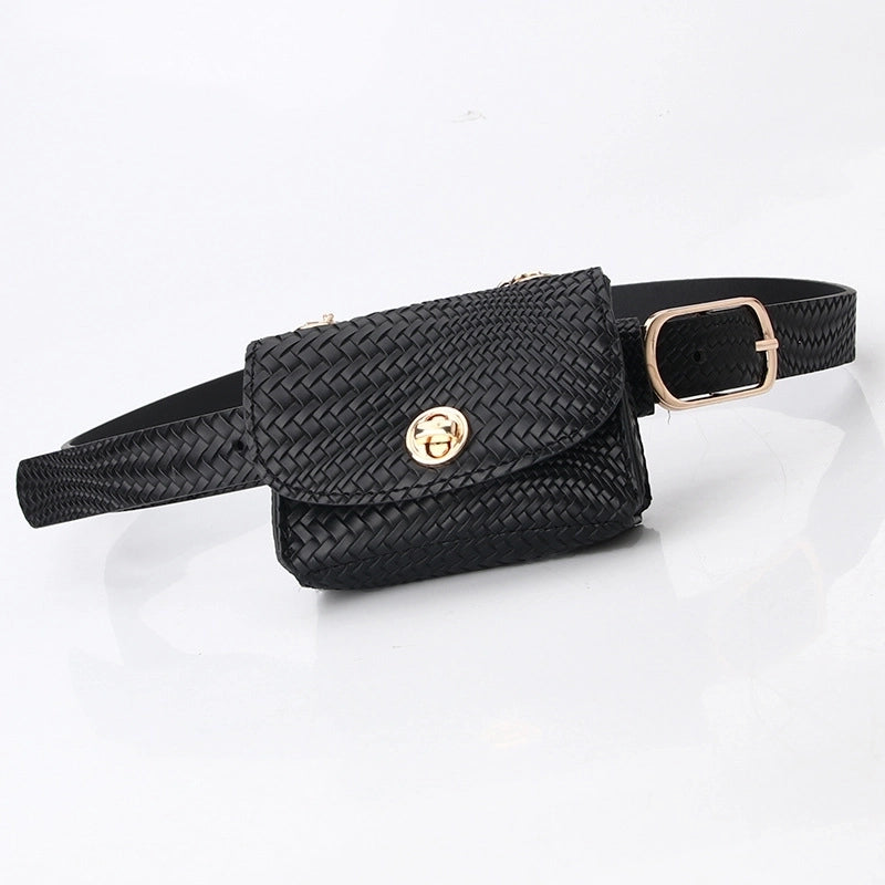 Fashion Leopard Belt Bag Mini Chain Bag All-match Clothing Belt