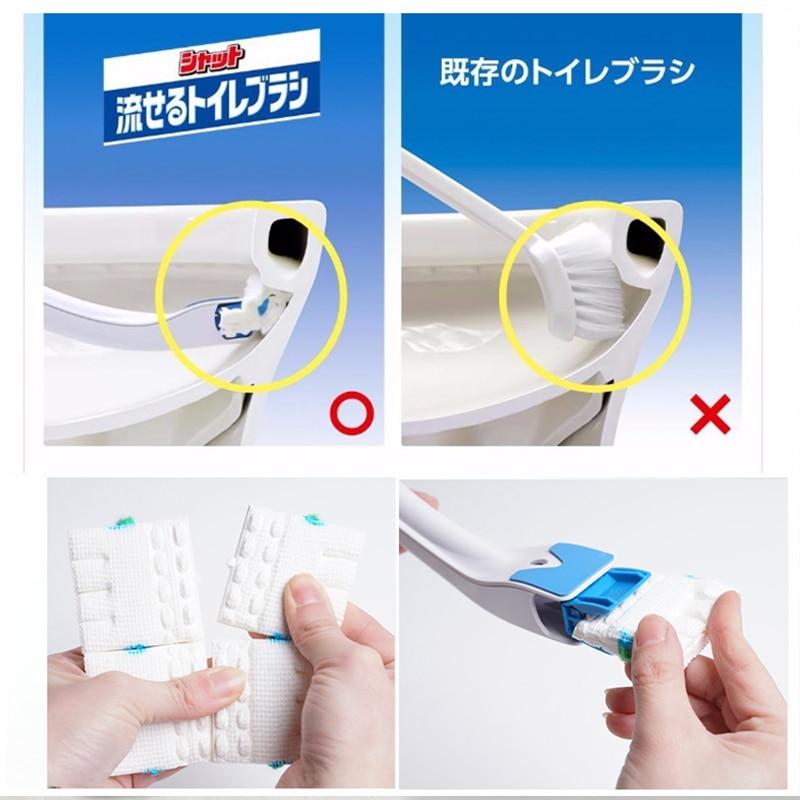 Disposable Replaceable Toilet Brush-Lemon scent