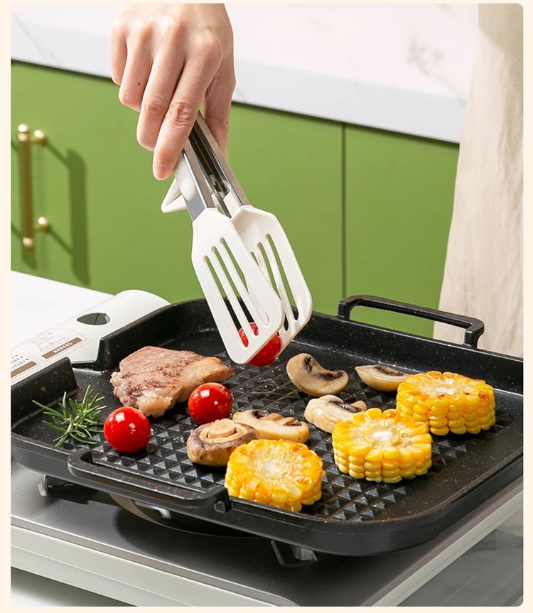 Non-Slip Silicon Tongs for Cooking