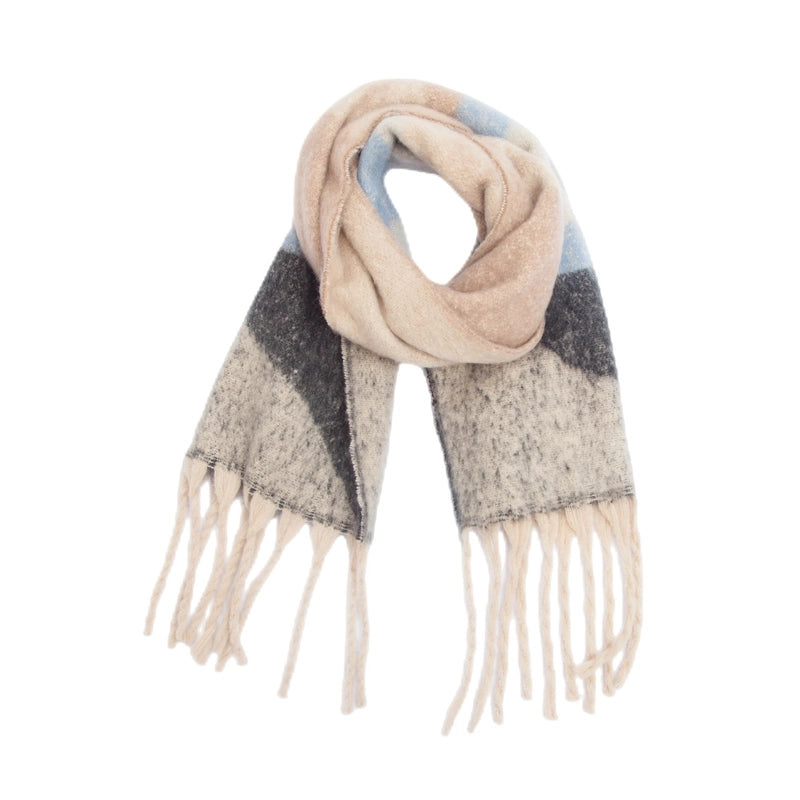 Women's Elegant Basic Streetwear Color Block Polyester Scarf