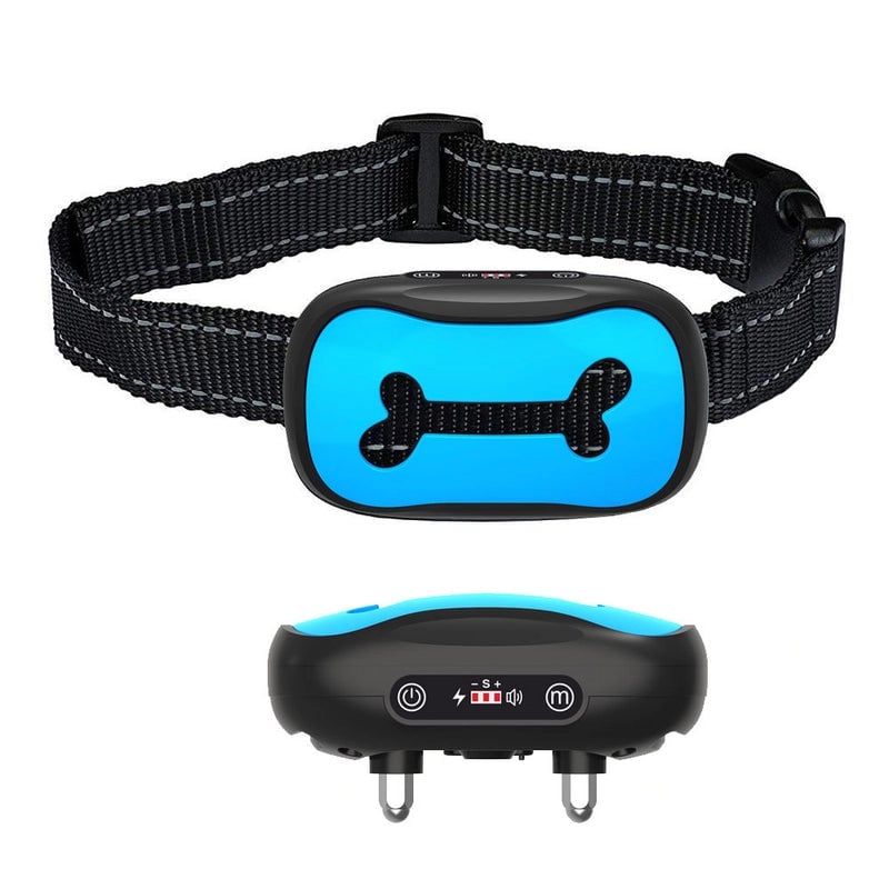 Intelligent Automatic Dog Bark Stopper Training Device Rechargeable Anti-bark Collar Pet Supplies Stop Barking Necklace