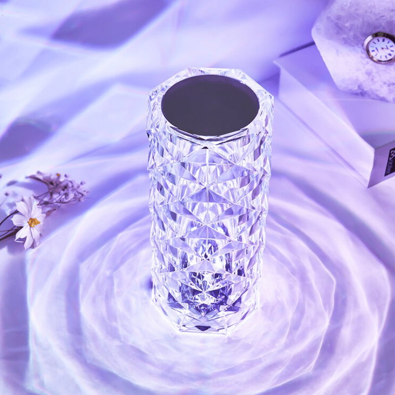 🔥 BIG SALE - 47% OFF🔥16 Colors Rose Rays Crystal Diamond Table Lamp