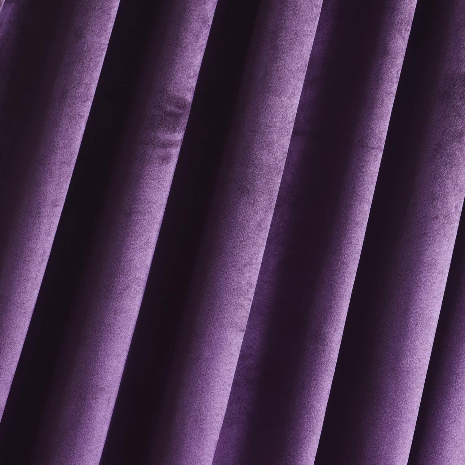 Plum-Velvet Window Curtains (Ultra Soft)