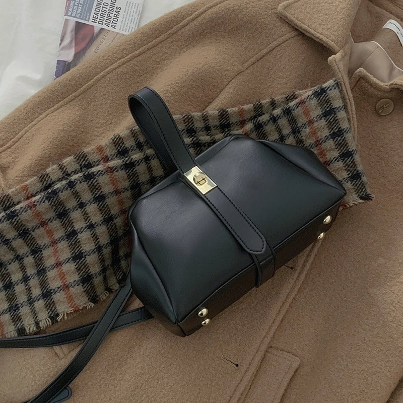 Women's Small Spring&summer Pu Leather Elegant Dome Bag
