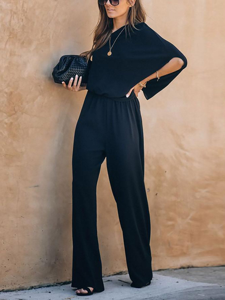 Sexy Strapless Loose Jumpsuit