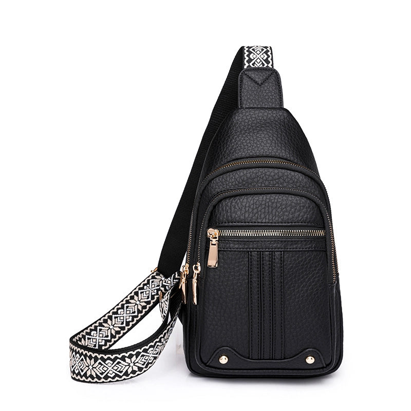 Women's Vintage Style Classic Style Solid Color Pu Leather Waist Bags