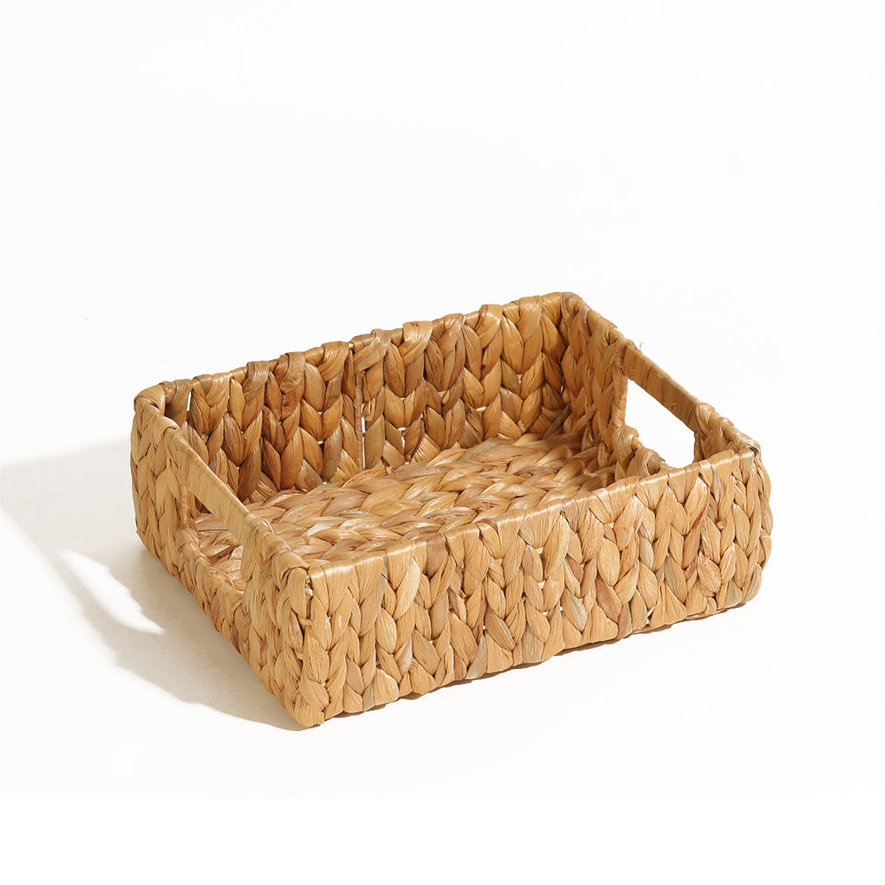 Water Hyacinth Storage Tray Medium - Natural