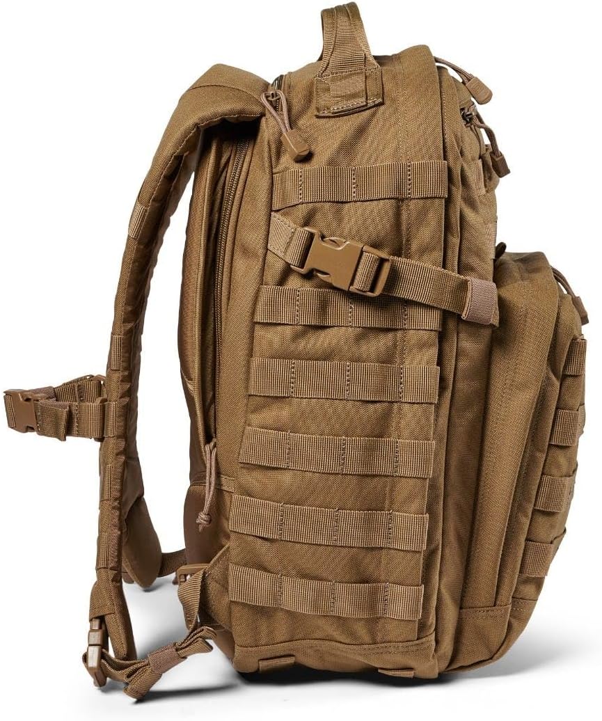 5.11 Tactical Backpack, RUSH 12 2.0 Military Survival Molle Backpack with Laptop Compartment, 24L, Style 56561ABR/56562ABR