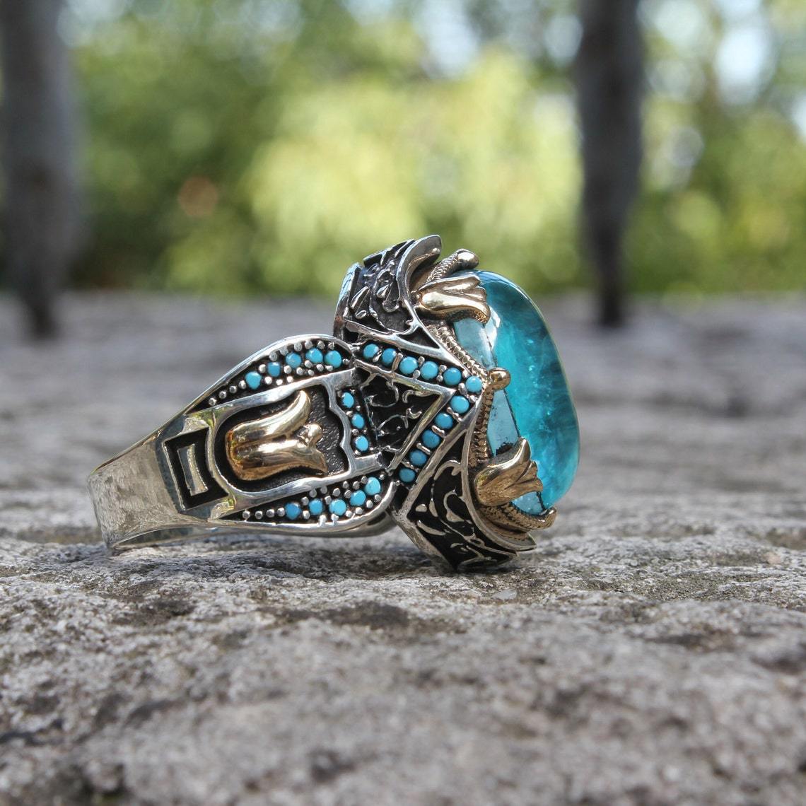 🔥 Last Day Promotion 49% OFF🎁Luxury Sapphire Silver Ring