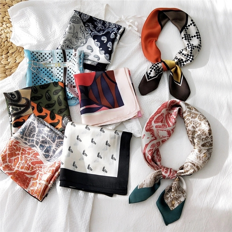 Simple Retro Square Scarf