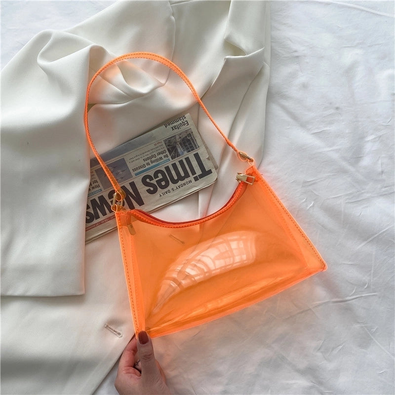 Fashion Simple Transparent Jelly Bag