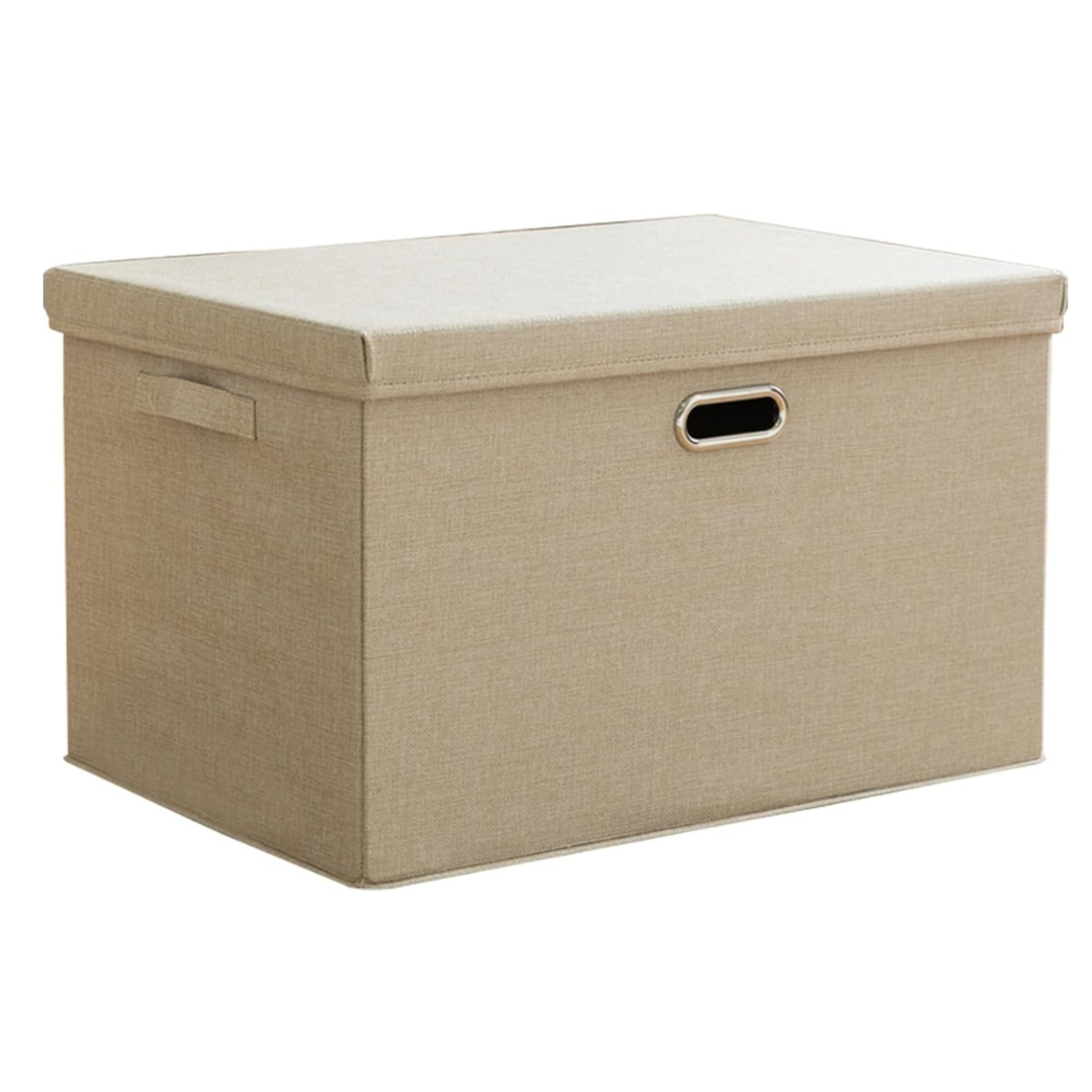 Foldable Storage Case. Foldable. Storage Box. With Lid. Clothes Storage Box. Toy Organizer. Large Capacity. With Lid. Metal Handle. Clothes Storage Box. Documents Organizer. Clothes Case. Toy Multi-functional