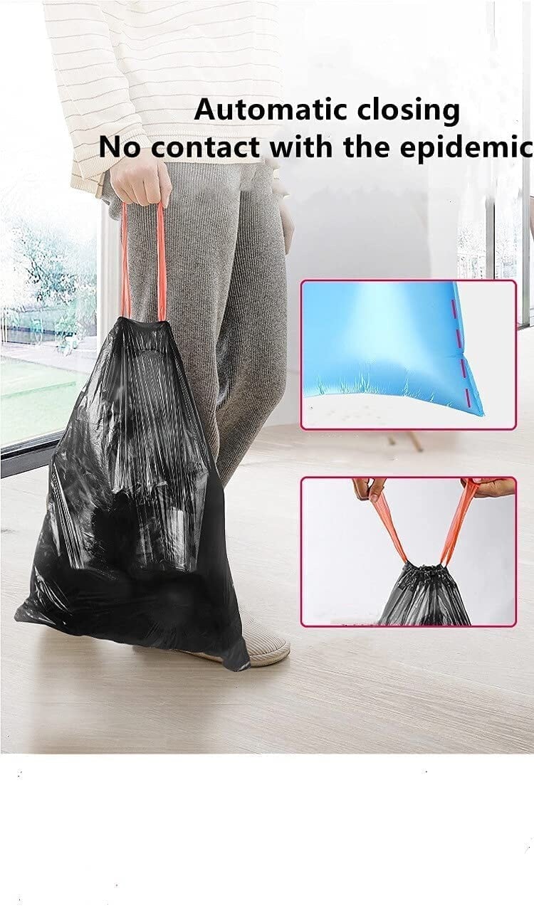 Drawstring Color Portable Garbage Bag