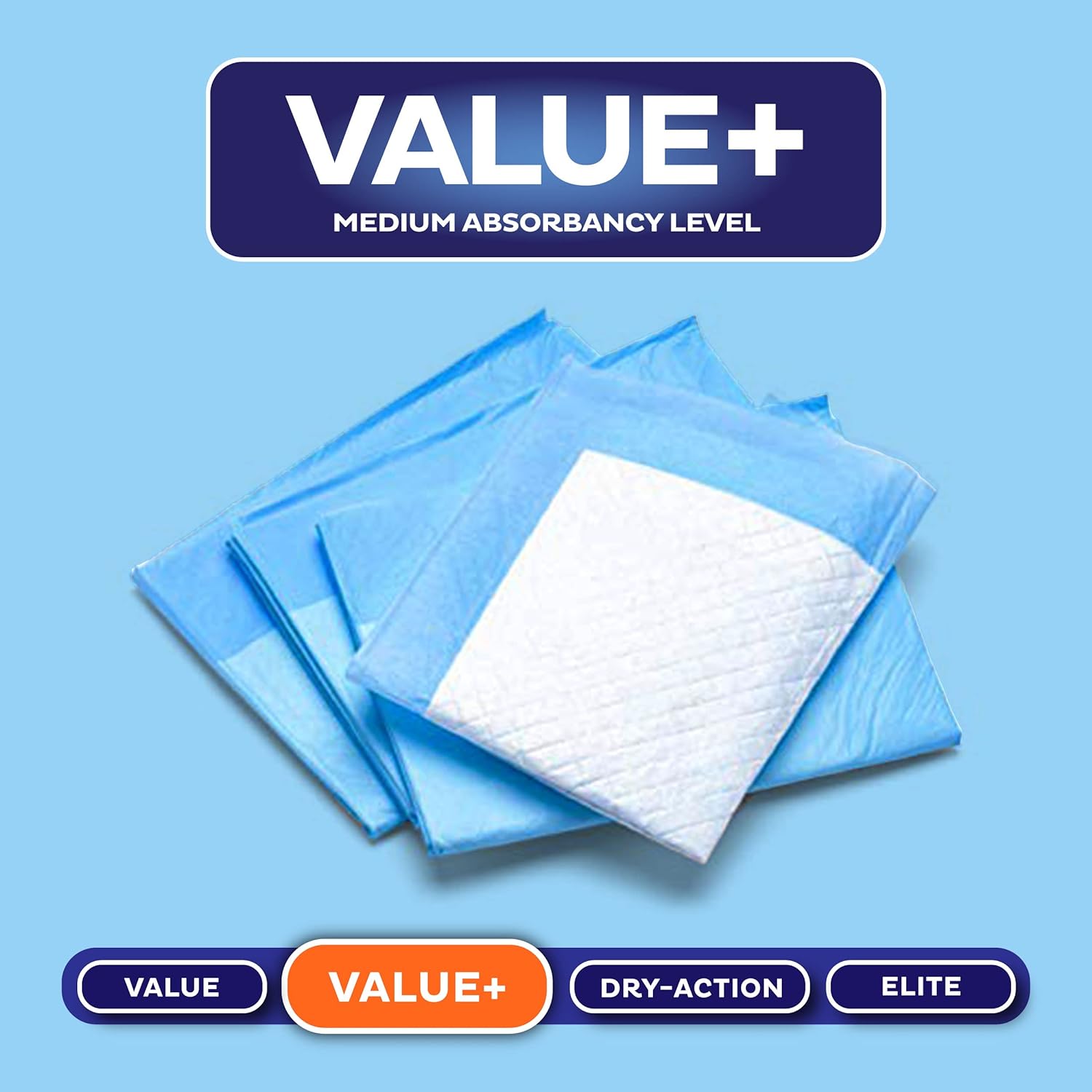 Chucks Pads Disposable 30x36 Underpads [50-Pack] Incontinence Chux Pads Absorbent Fluff Protective Bed Pads - Extra Large Pee Pads for Kids. Adults & Elderly | Leak Proof Puppy Pads for Training - XXL