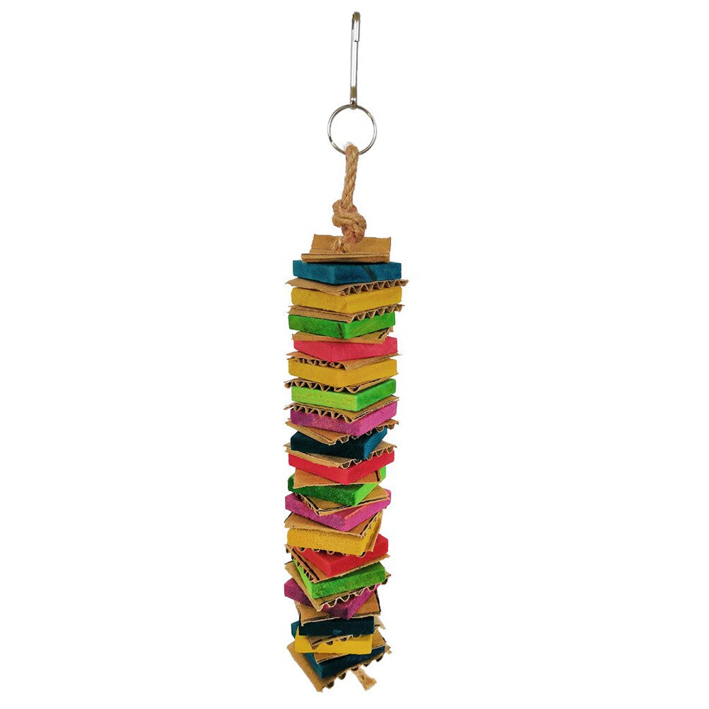 Colorful Wooden Chewing Toy For Bird