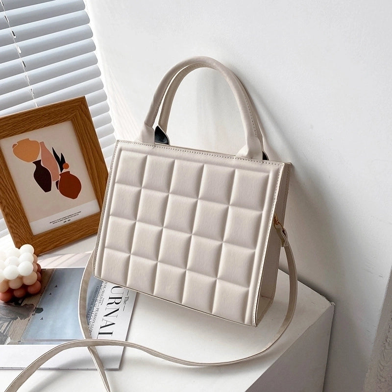 Small Pu Leather  Retro Square Bag