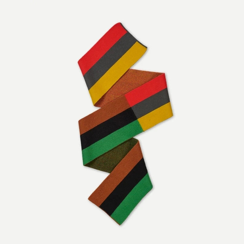 Women's Elegant Minimalist Color Block Nylon Printing Scarf