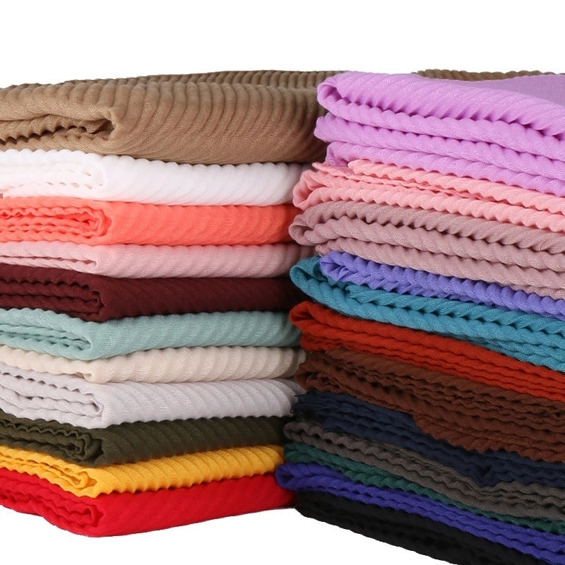Women's Minimalist Classic Style Solid Color Cotton Scarf