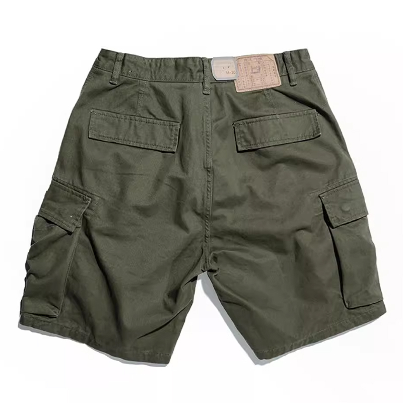 Vintage American Cargo Pocket Camouflage Wash Shorts