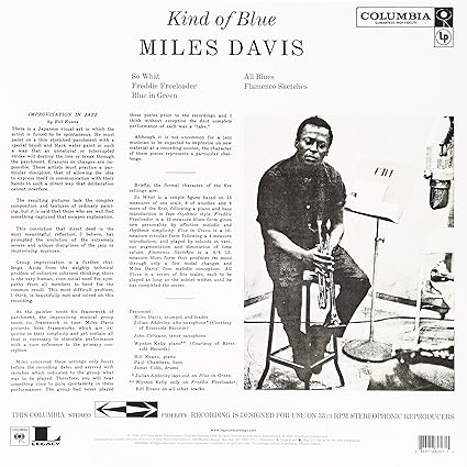 Miles Davis-Kind of Blue Vinyl LP