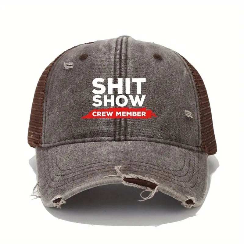 Unisex Casual Preppy Style Minimalist Letter Printing Wide Eaves Baseball Cap