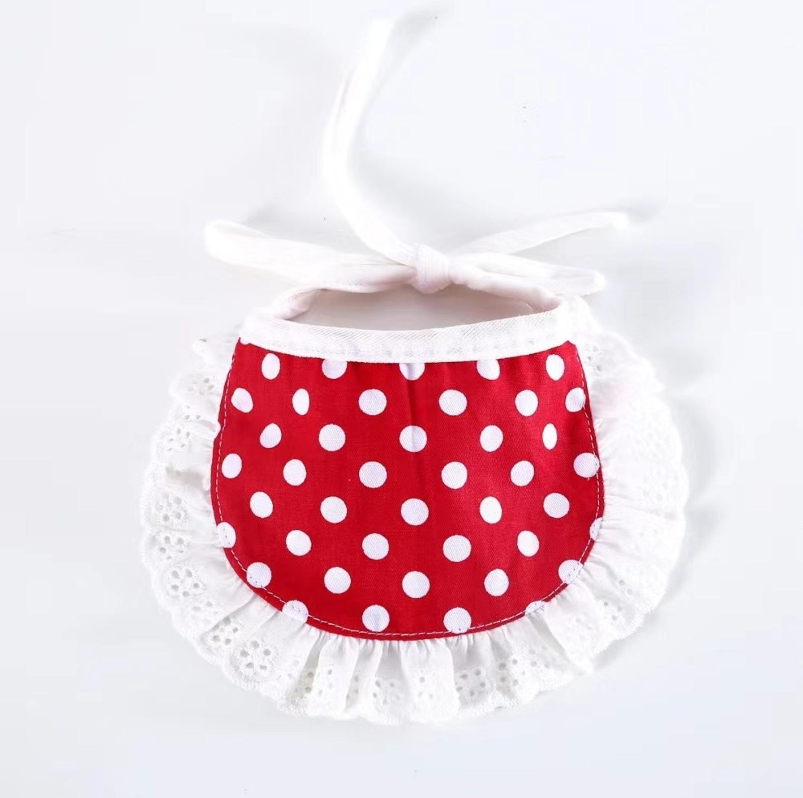 Cute Adjustable Cotton Pet Bibs In Multiple Designs