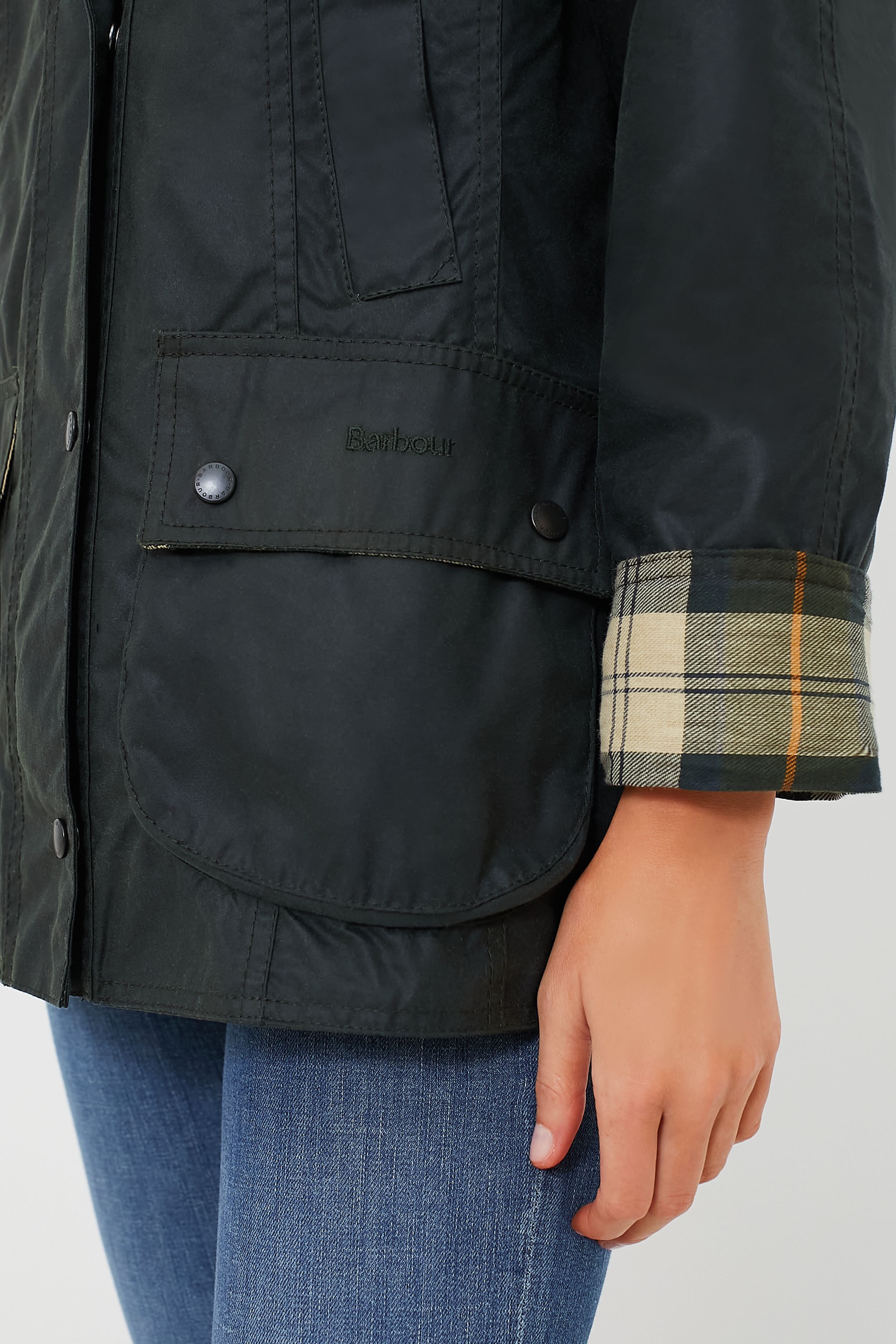 Sage Beadnell Wax Jacket