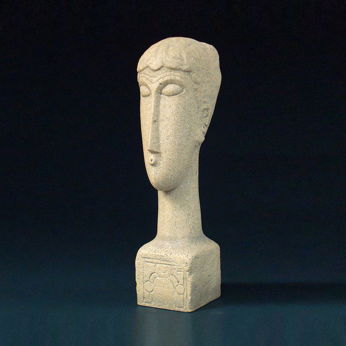 Modigliani Head Inscript