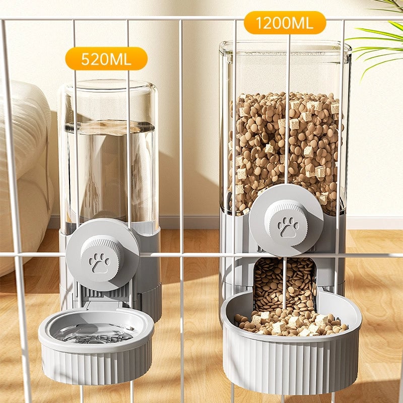 Hanging Pet Waterer Dog Water Supplies Cat Bowl Automatic Feeder Hanging Cage Dog Bowl Cat Dish Feeding Equipment