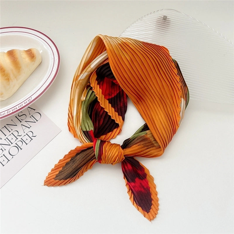 Women's Casual Minimalist Flower Polyester Printing Scarf