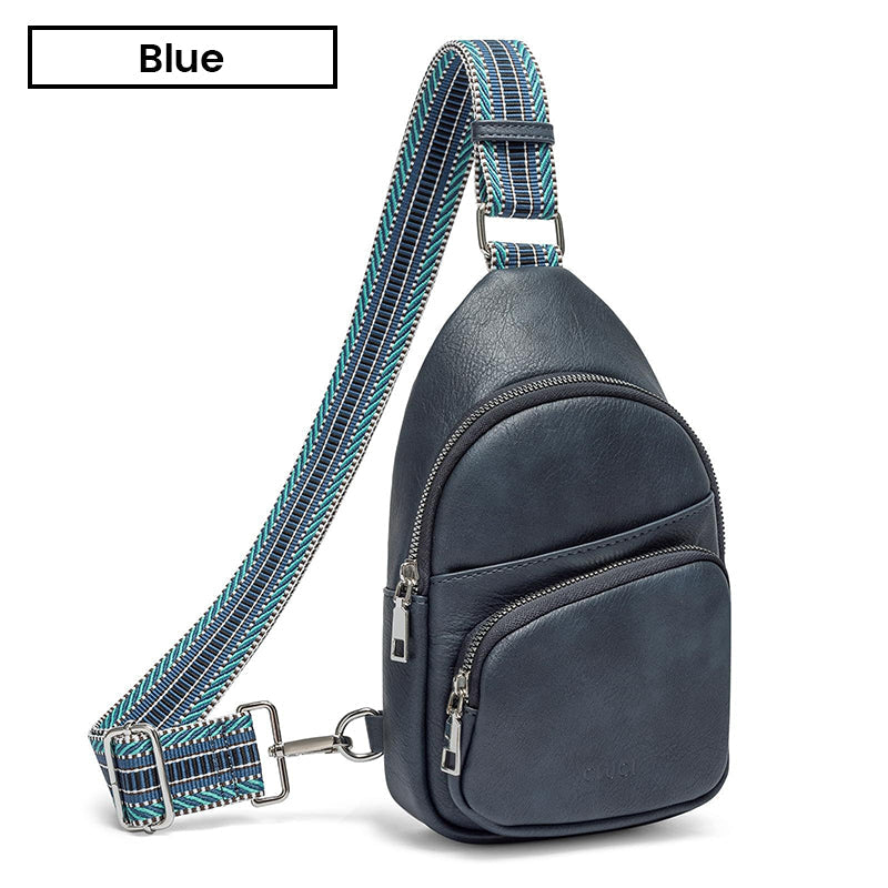 Small Faux Leather Women's Sling Bag