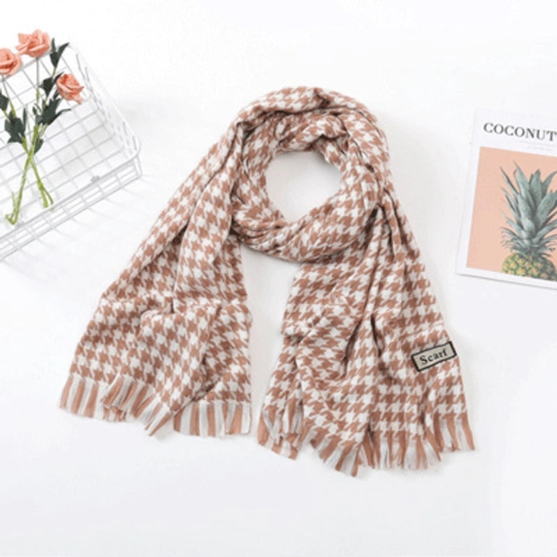 Scarf Women Winter Cashmere Scarf  Dongdaemun Plaid Scarf Autumn New  Scarf