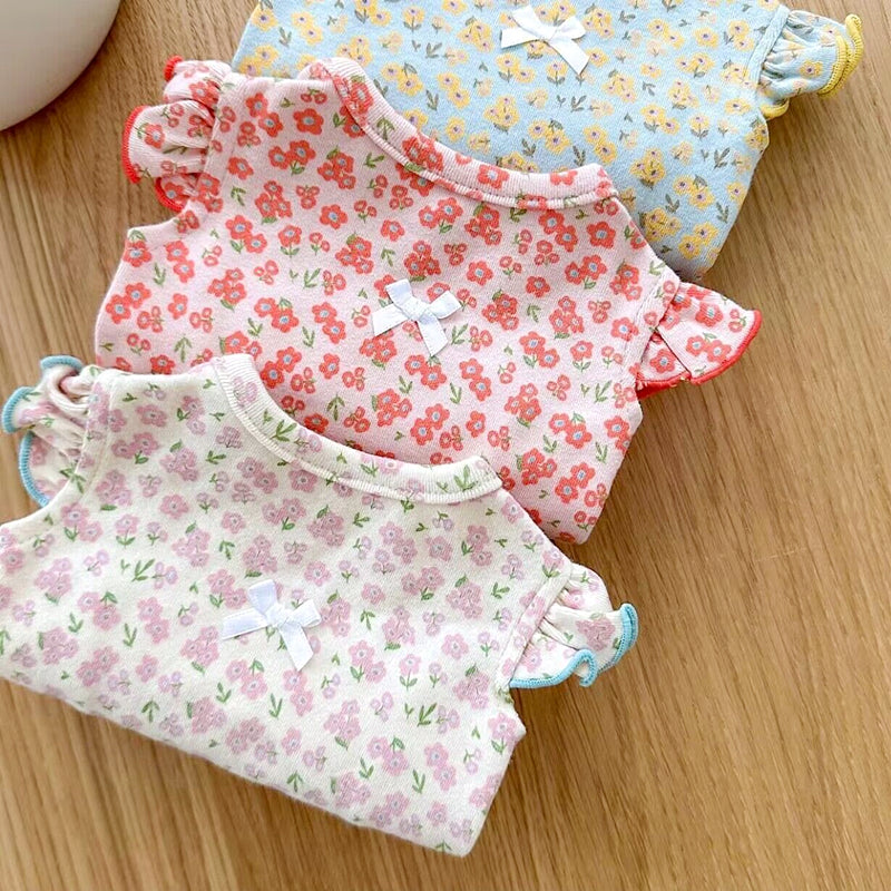 Sweet Flower Sleeve Dog Cat Vest