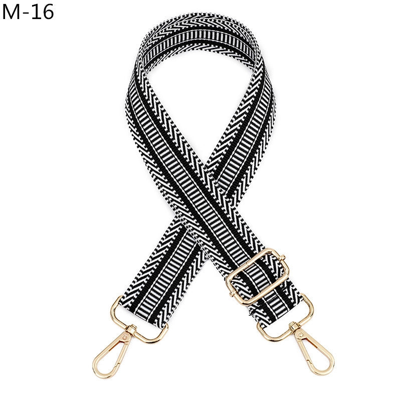 All Seasons Polyester Color Block Bag Strap