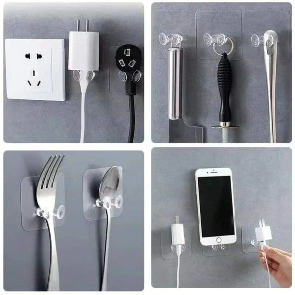 Wall Mounted Wire Hooks /Cable Organizer Hooks 10pcs