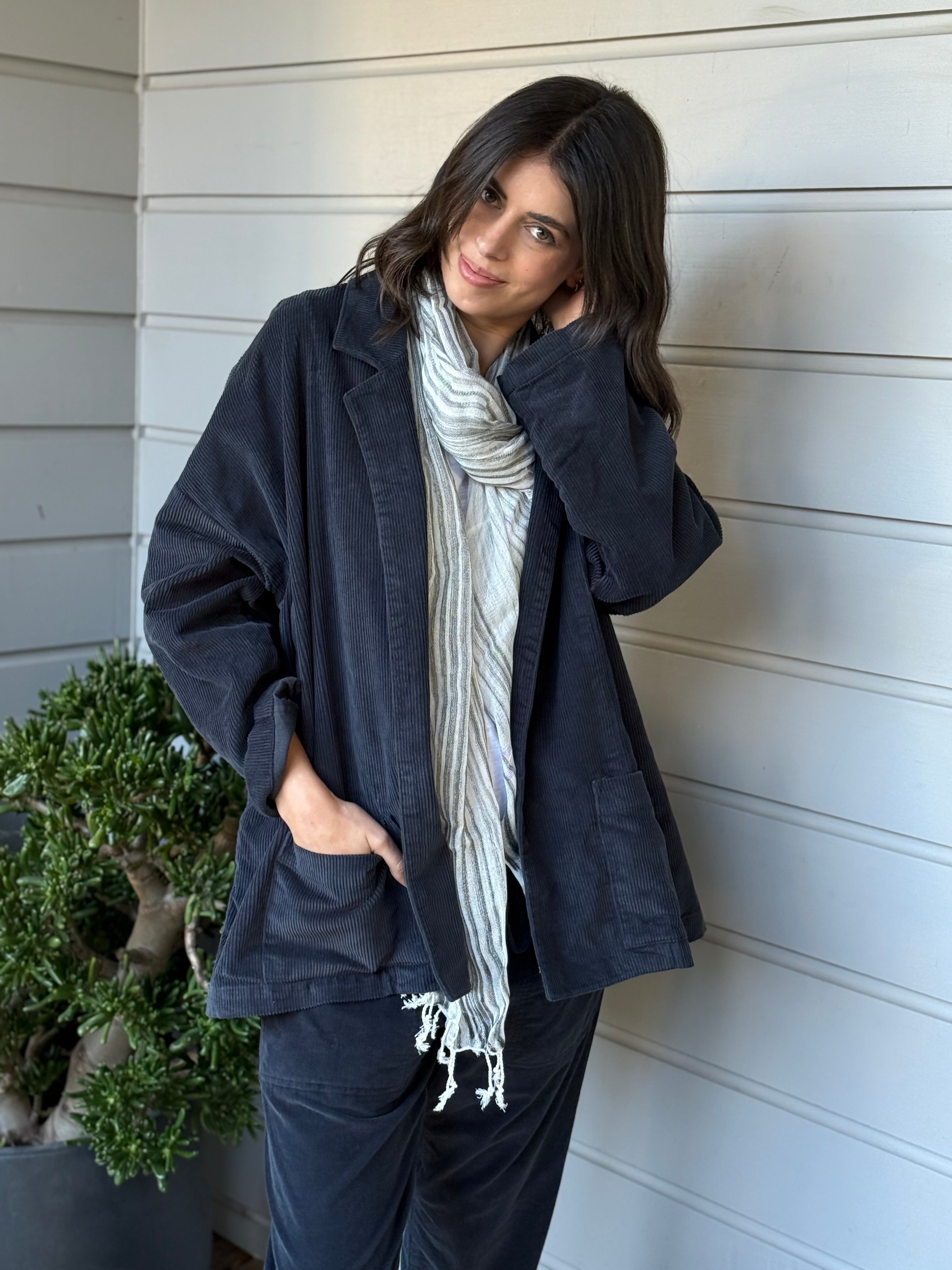 albert blazer - charcoal cord