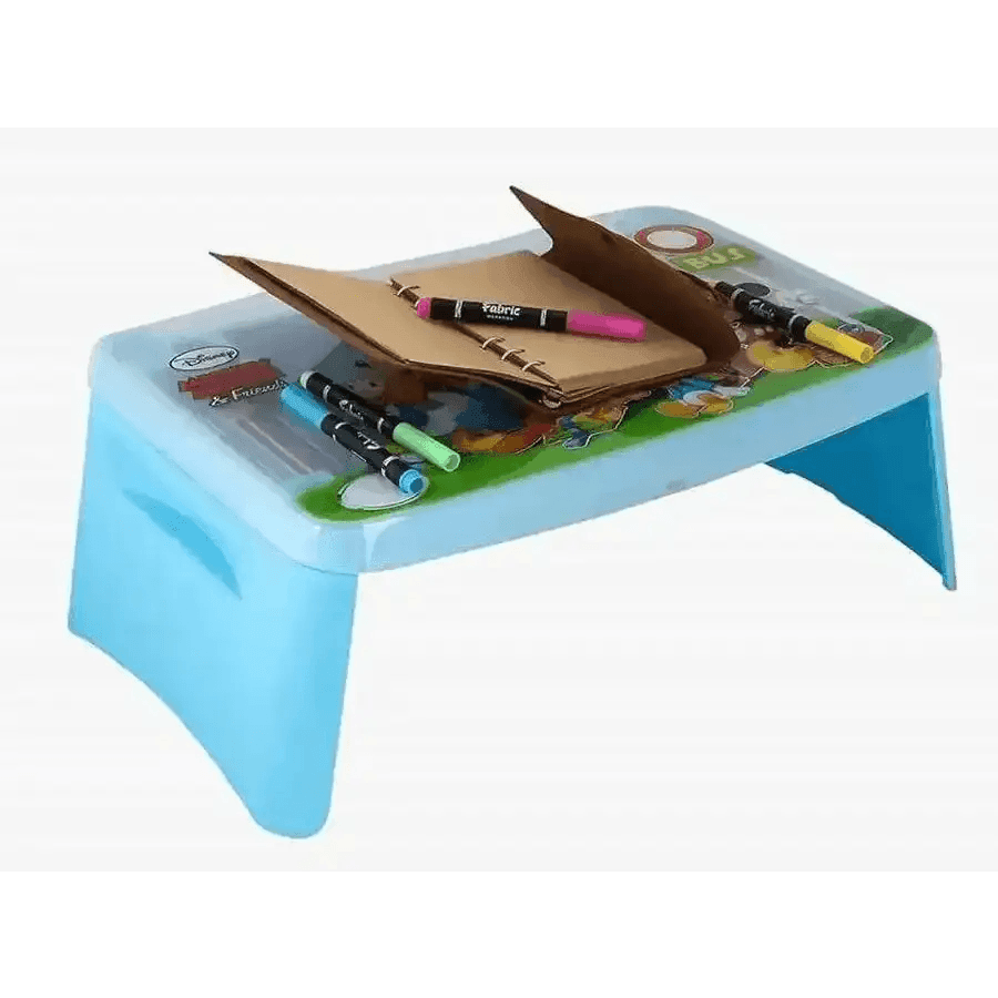 Foldable baby desk table