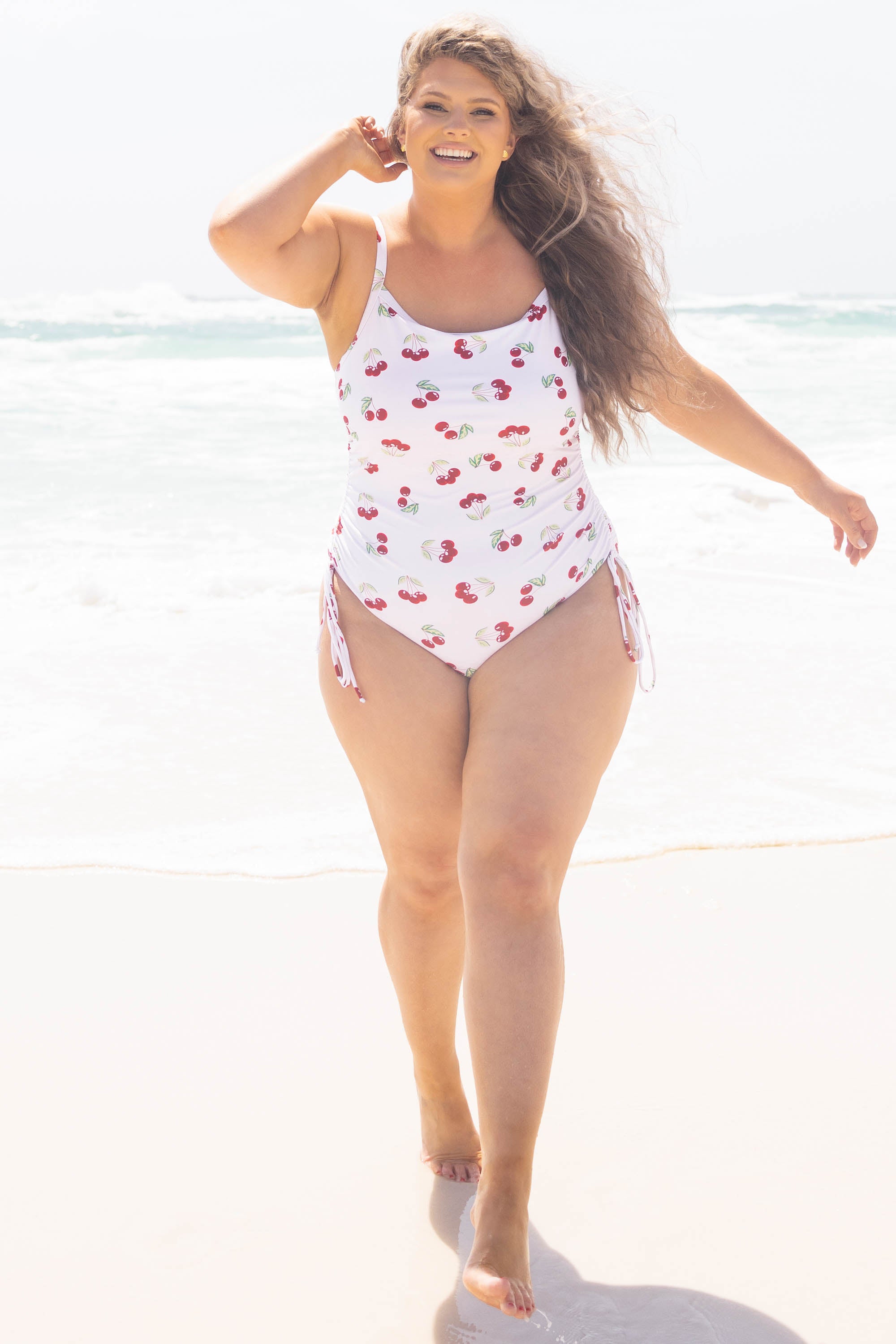 Salty But Sweet Swimsuit. Cherry