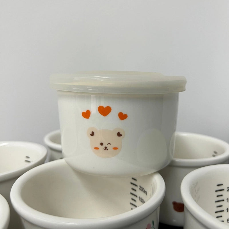 Ceramic Insulation Preservation Silicone Cover With Scale Tableware