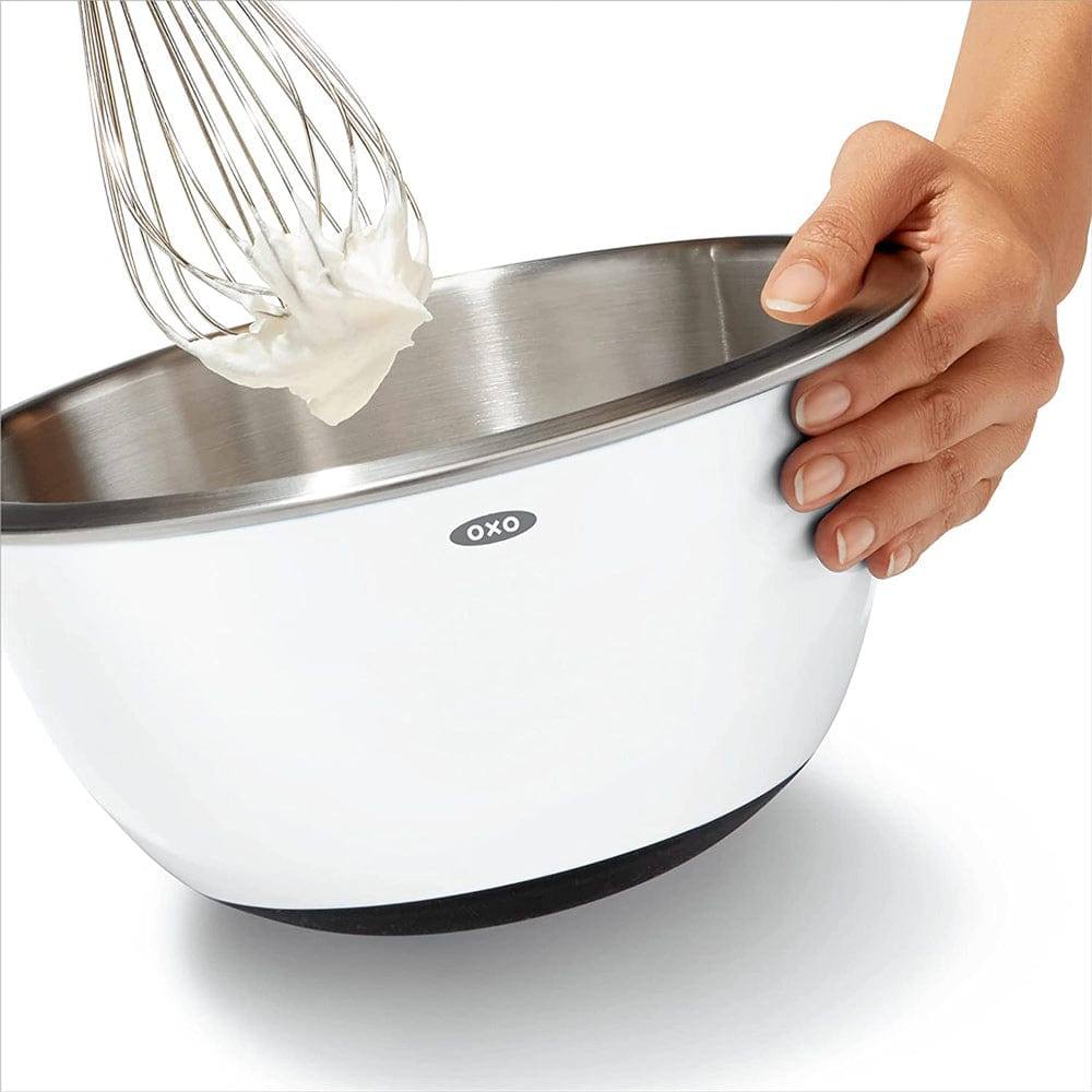 Stainless Steel Mixing Bowl Medium - White