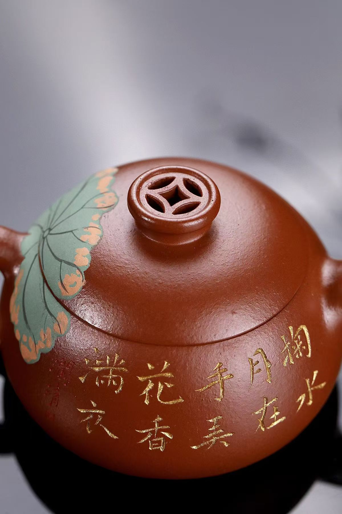 Yixing purple clay teapot from China